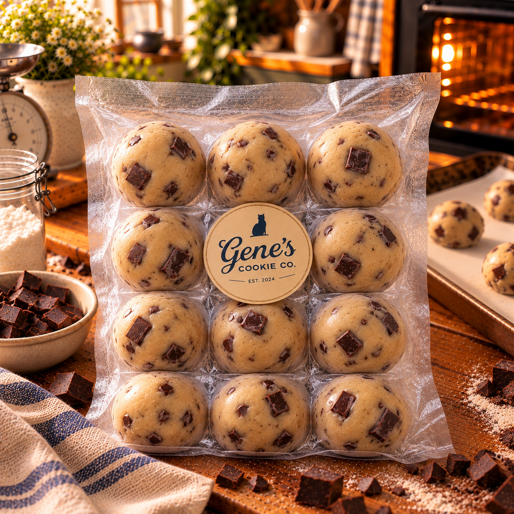 Classic Chocolate Chip – מארז 12 עוגיות שוקולד צ׳יפס קלאסיות לאפייה ביתית