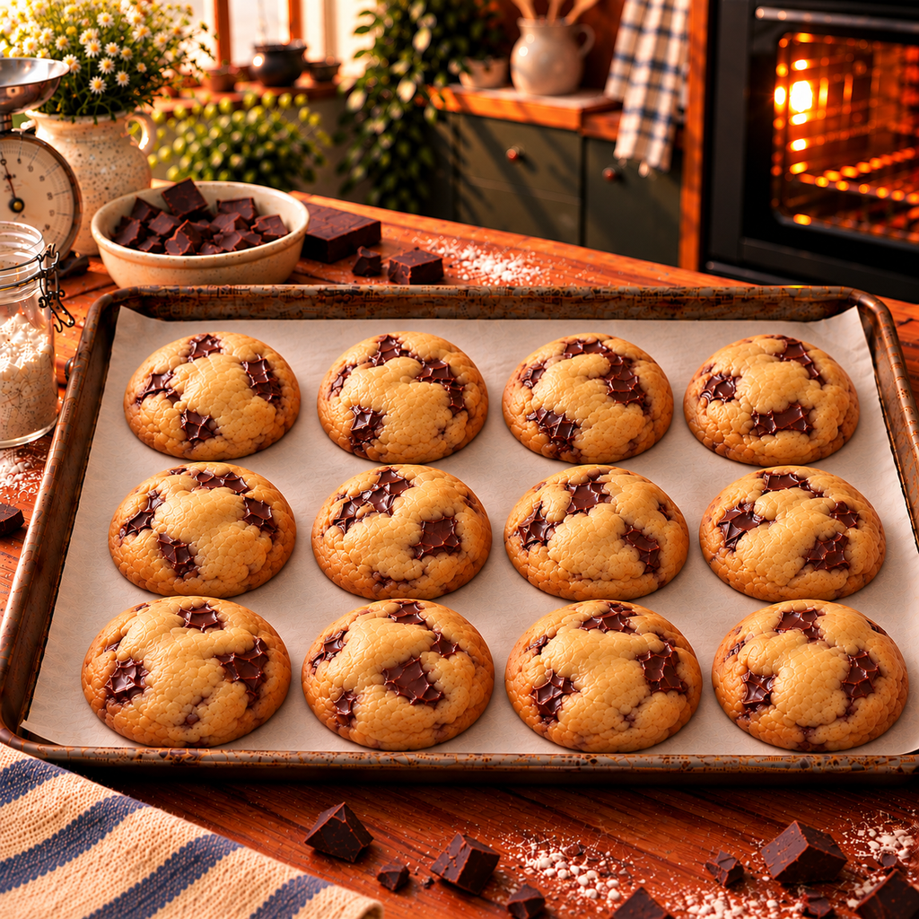 Classic Chocolate Chip – מארז 12 עוגיות שוקולד צ׳יפס קלאסיות לאפייה ביתית